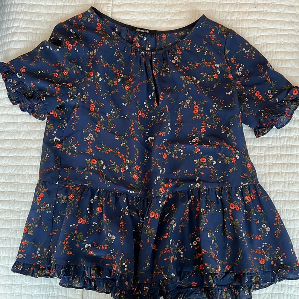 Madewell silk blouse